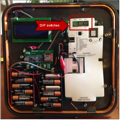 Tastic RFID Thief - Location of DIP Switches